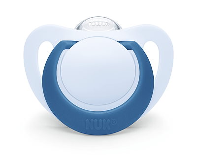 他サイト： NUK ヌーク おしゃぶり スター ブルー 18-24ヶ月用 キレイな歯並び 上位モデル シリコーン製 消毒ケース付き 出産祝い プレゼント OCNK2175636の商品画像