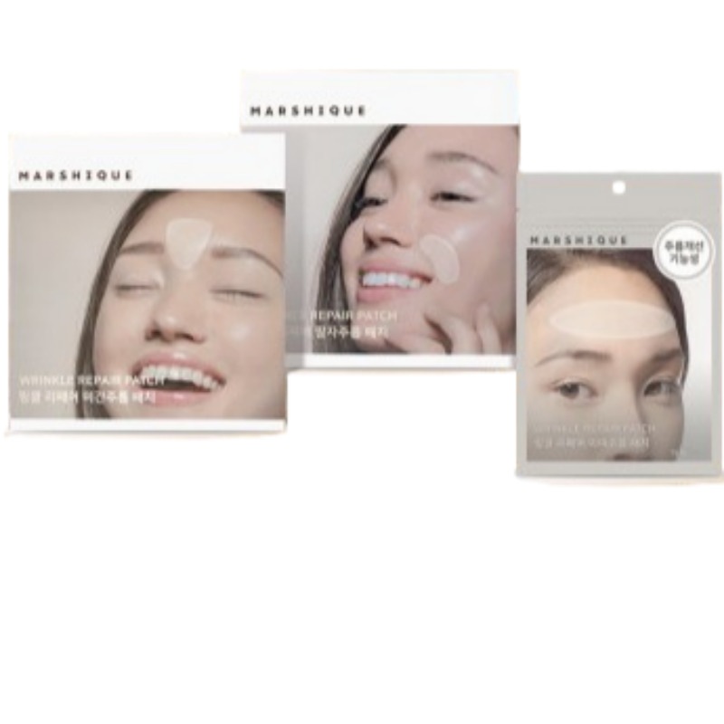 リンクリペア プリーツパッチ 3点セット (眉間55パッチほうれい線60パッチ額15パッチ)
