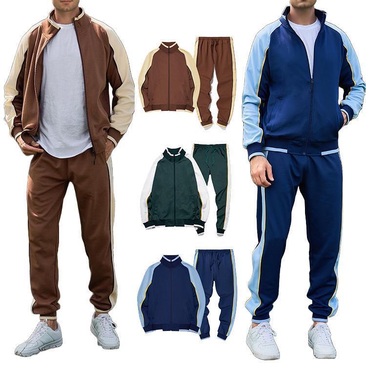 高品質な商品 3枚購入で200円OFF ジャージ 上下 メンズ セットアップ スウェット上下セット トラック+ジョガーパンツ 春服 春物 出荷が迅速である 5,070円