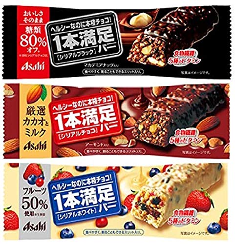 アサヒグループ食品 1本満足バー 27本セット（シリアルブラック糖80%オフ ＆ シリアルチョコ ＆