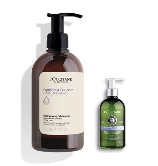 ロクシタン/ ジェントル&バランス ミセラー シャンプーラベンダーの香り300ml/500ml（リニューアル）