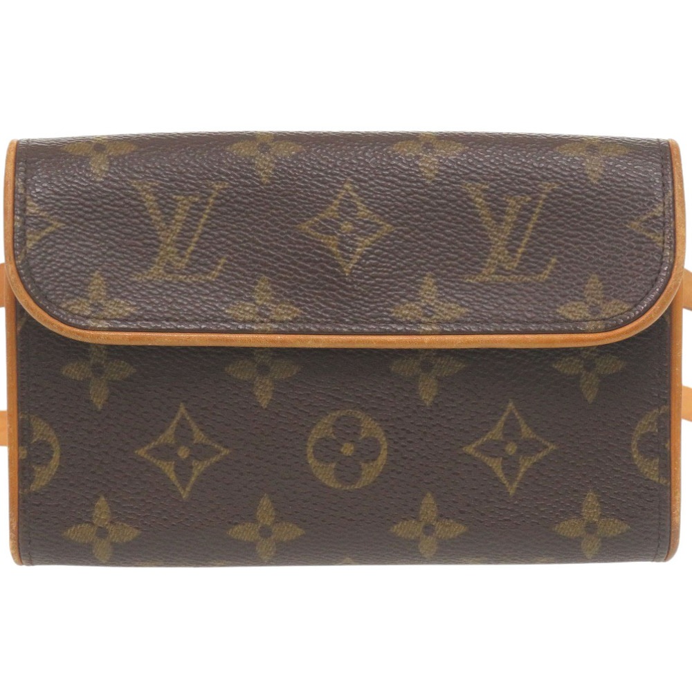 ポシェット フロランティーヌ モノグラム M51855 ウエストバッグ モノグラムキャンバス/モノグラムキャンバス ブラウン LV 1147【中古】 レディース