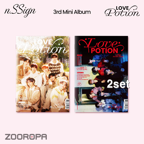[2종세트] n.SSign 엔싸인 Love Potion 미니앨범 3집