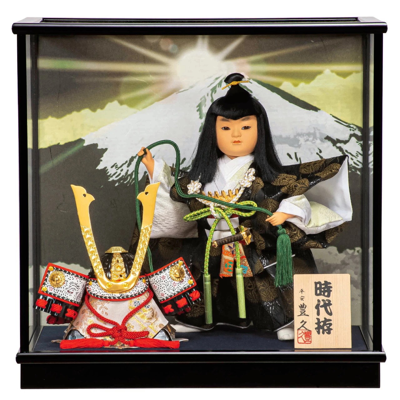 五月人形 5月人形 2025年 手作り 初節句 送料無料 コンパクト ミニ ケース 武者人形 舞踊人形 兜 新作 秀光 限定品 目玉商品 カッコイイ 買得 お得 人気 ランキング P99305