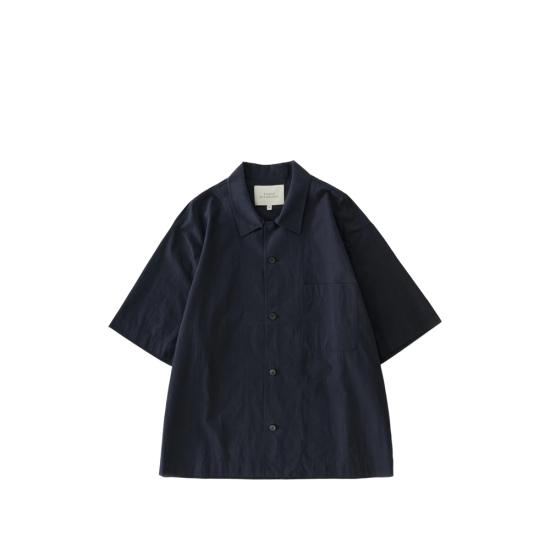 STUDIO NICHOLSON Men Shirts SNM 1466 AGIOS INK BLUE