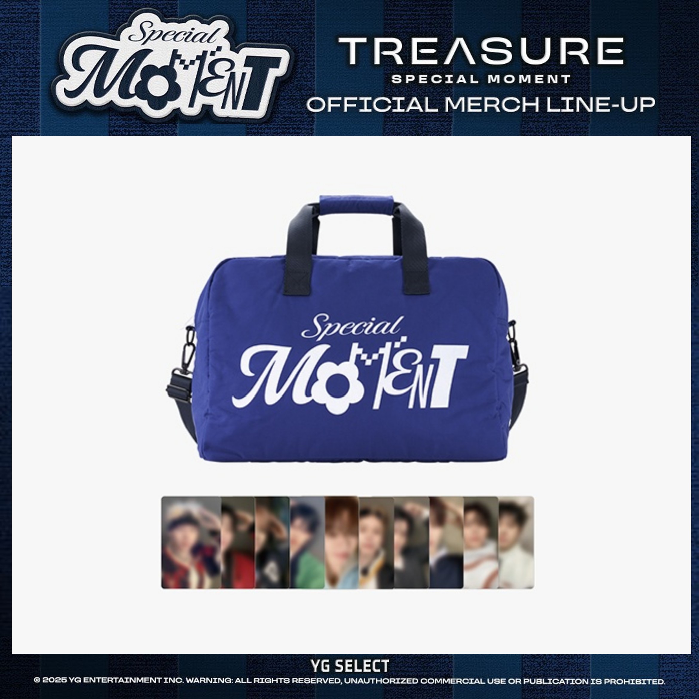 【国内発送】 【公式】 TREASURE 【 DUFFLE BAG 】 2025 FAN CONCERT SPECIAL MOMENT IN SEOUL OFFICIAL MD