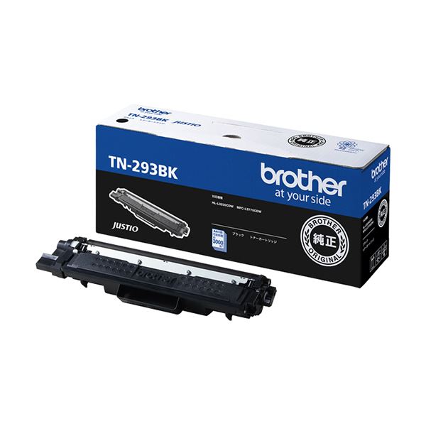 (まとめ）ブラザー トナーカートリッジ ブラックTN-293BK 1個(×3セット)