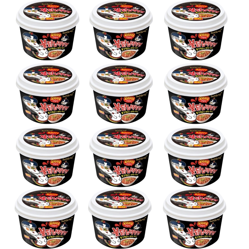 【%OFF】 ブルダックタンミョン155g x 12個