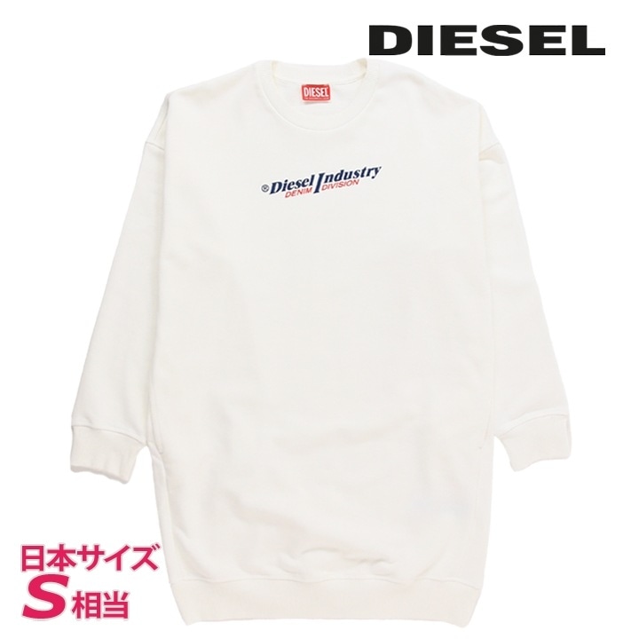 スウェットワンピース レディース D-ROBBIE-IND ロゴプリント コットン die-l-t-f4-6f0