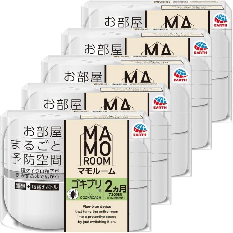 5個セット アース製薬 マモルームゴキブリ用 2ヵ月用セット 定着阻止 忌避
