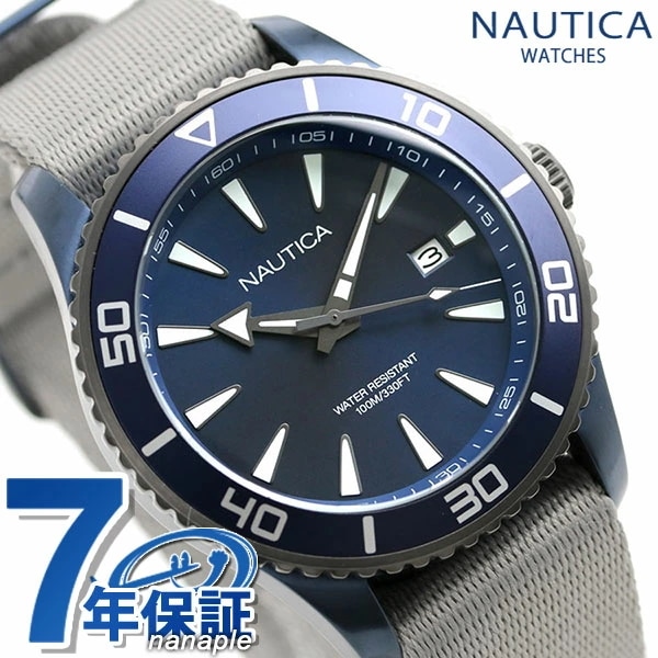 NAUTICA ノーティカ メンズ 腕時計 NAPPBF908 パシフィックビーチ 44mm ブルー