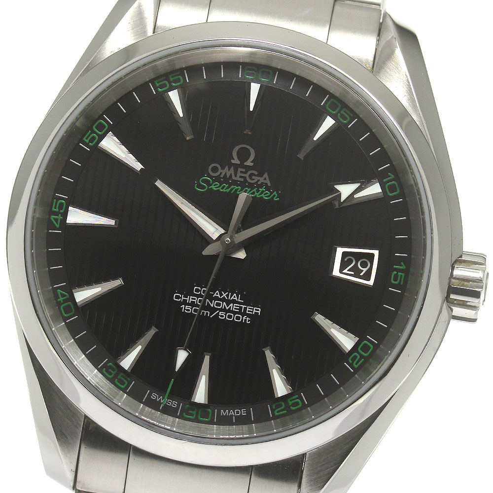 オメガ OMEGA 231.10.42.21.01.004 シーマスター アクアテラ ゴルフ マスターコーアクシャル デイト 自動巻き メンズ _833116【中古】