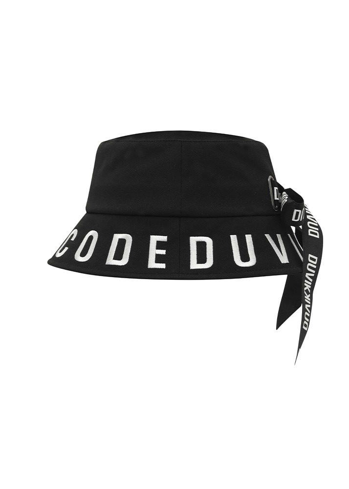 ロゴレタリングクラシックバケットハット BLACK