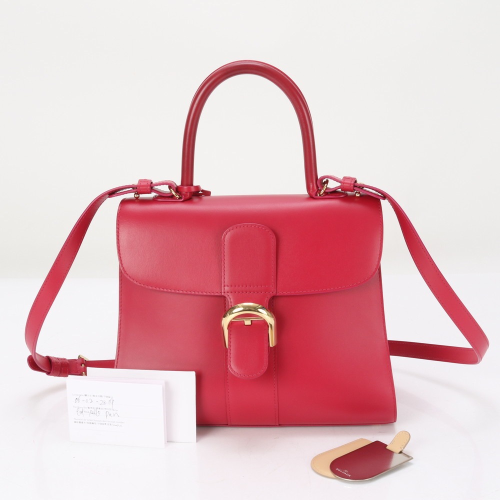 未使用 商品カード付 Delvaux デルヴォー ブリヨン レザー 2WAY ハンドバッグ 斜め掛け ハンド トート ブランド 高級 人気 流行 おしゃれ 30代 40代 50代 誕生日 婦人 かわ