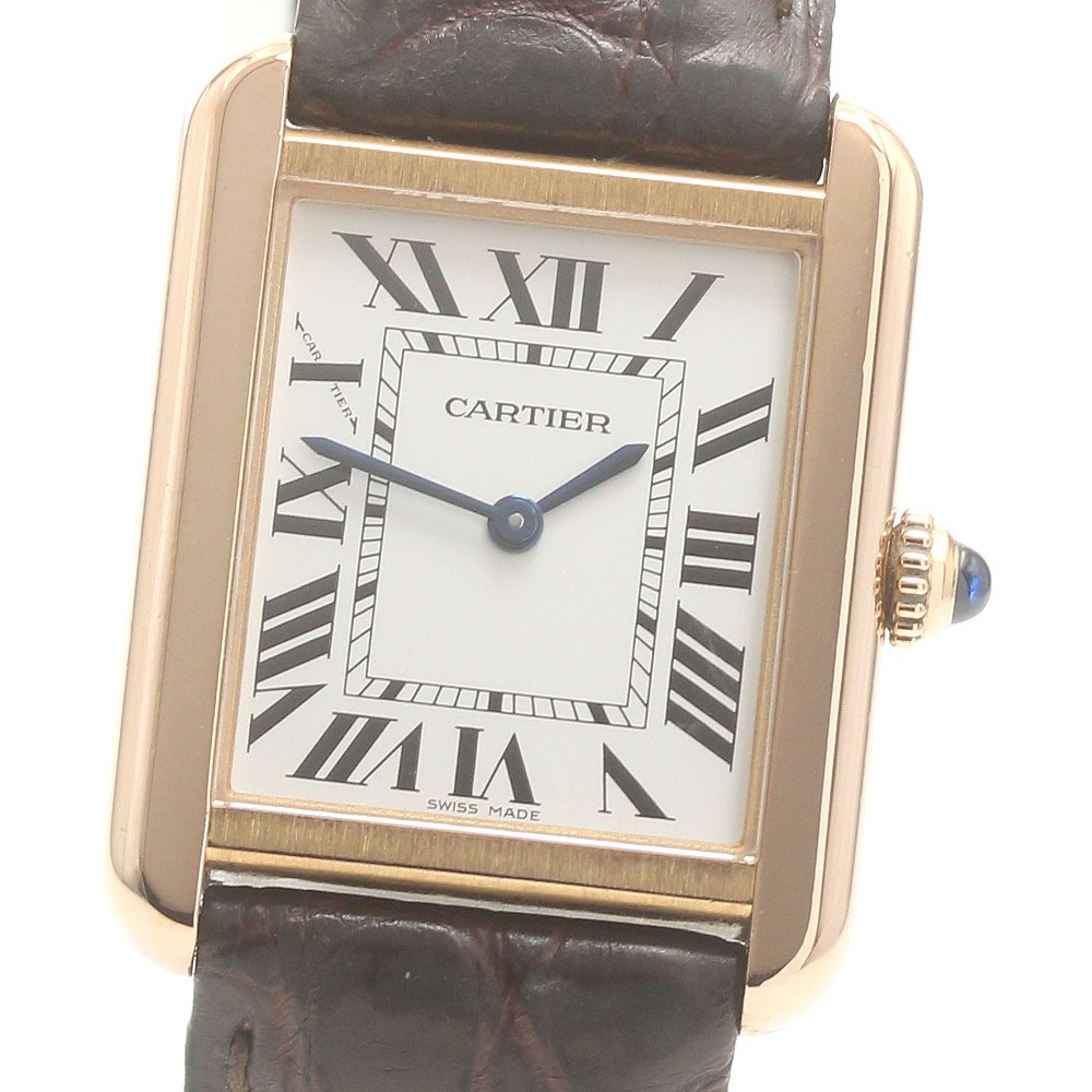 カルティエ CARTIER W5200024 タンクソロSM クォーツ レディース _869209【中古】 277,245円