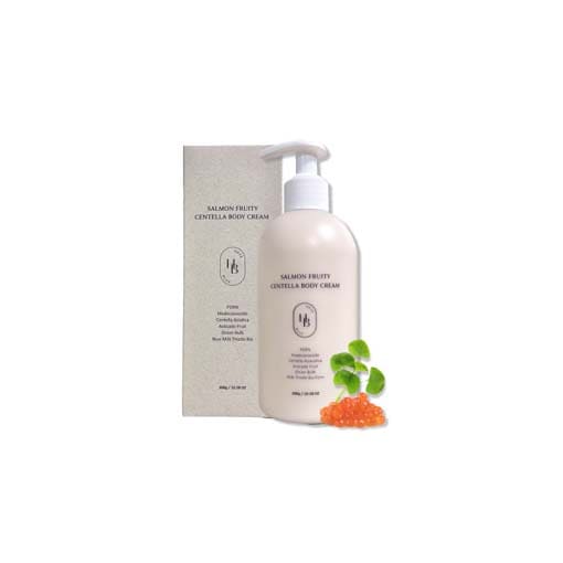Heveblue Salmon Fruity Centella Body Cream 300g