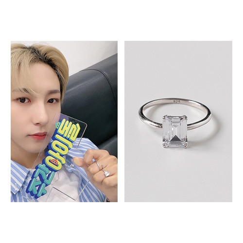 [NCTDREAM レンジュン 着用]クロイシルバーリング/人気ジュエリー 韓国ファッションスタイル デイリーアクセサリー