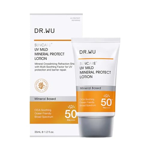 DR.WU(ドクターウー)【日焼け止め・低刺激】UV マイルド ミネラル プロテクト ローション SPF50+ PA+++ サンスクリーン 化粧