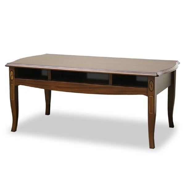 リビングテーブル ローテーブル クラシック調 猫脚 Venezia 幅95cm 開梱設置