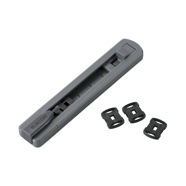 （まとめ） エレコム USBポートガード ストッパー6個付 ESL-USB1 1個 (×3セット)