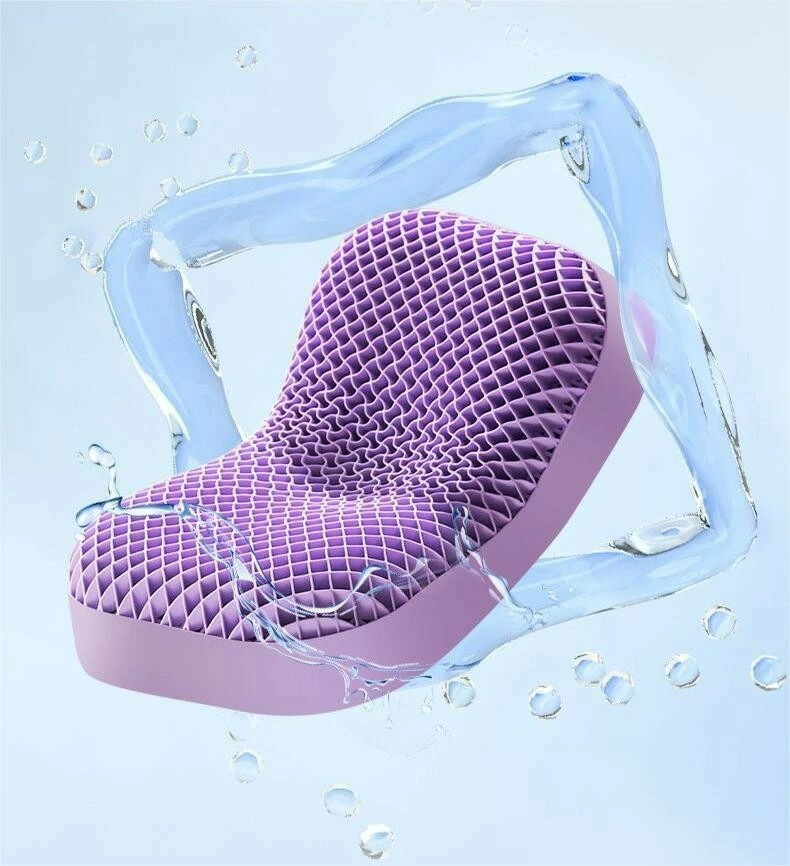 枕 まくら 無重力枕 ジェル素材 ゲル枕 人間工学 横向き寝 体圧分散 丸洗いOK 通気性抜群 高級ニット生地カバー 快眠 誕生日 ブラック 新生活 ギフト プレゼント 母の日 新生活 引っ越し