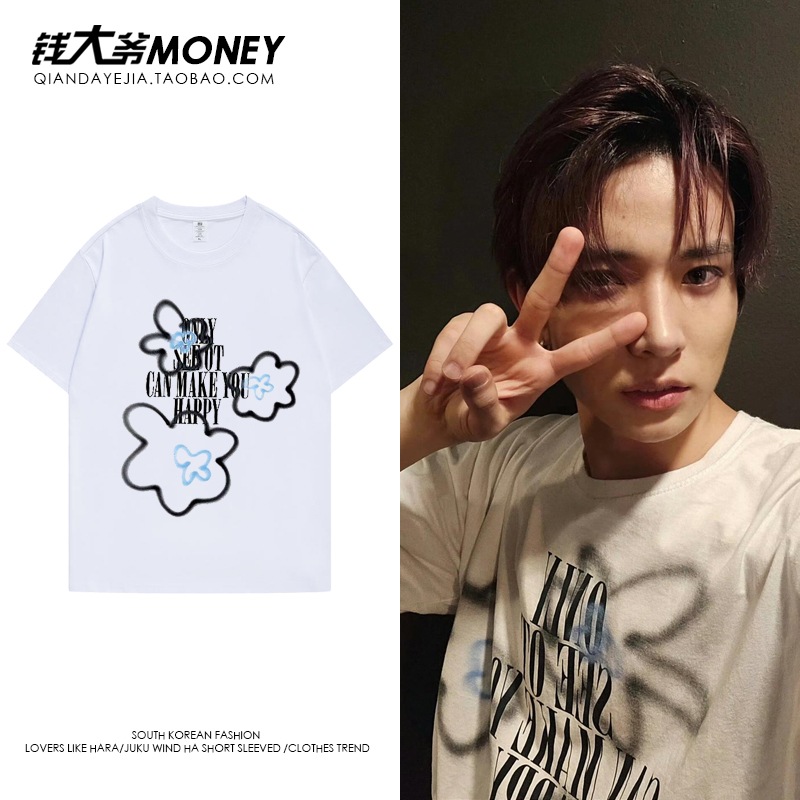 【期間限定 】 enhypen 李西成半袖白tシャツレディース夏ボトムスシャツtシャツトップス2枚購入でカード1パスケース