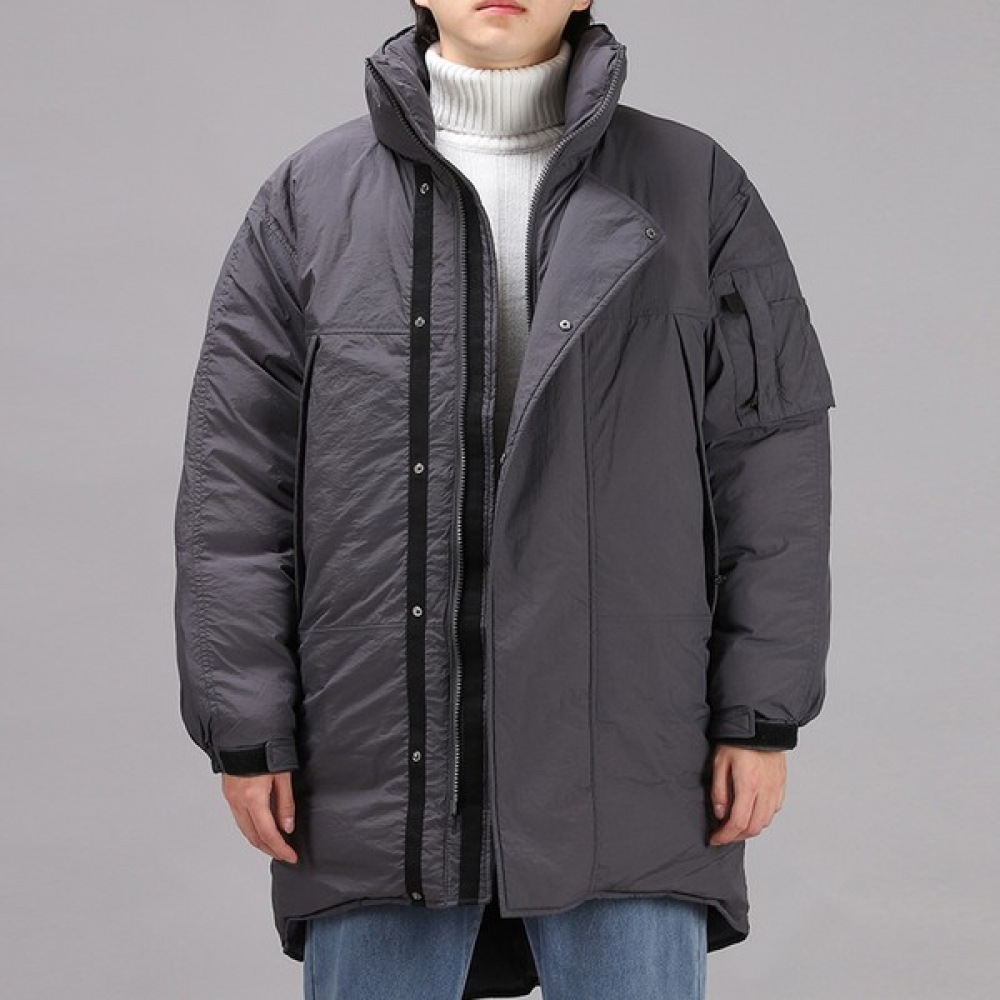 (フアンズ) オーバーフィットダウンライクパッド入りナイトジャンパー PWPD6936