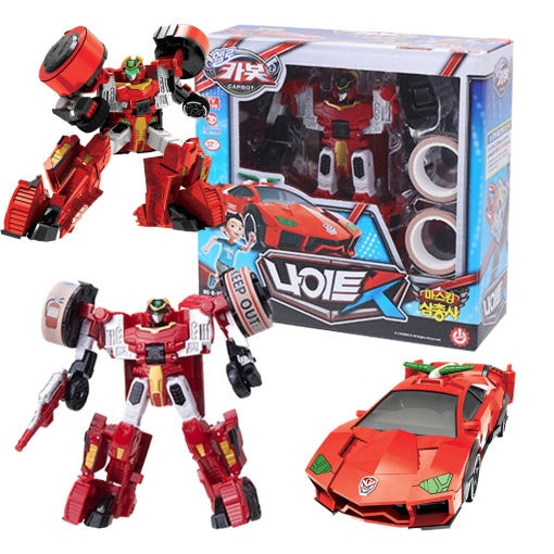 [ハローカーボット] ナイトX 自動車 マスキング 三銃士 変身 ロボット