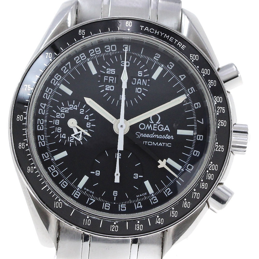 訳あり オメガ OMEGA 3520.50 スピードマスター マーク40 コスモス トリプルカレンダー 自動巻き メンズ _812161【中古】 129,150円