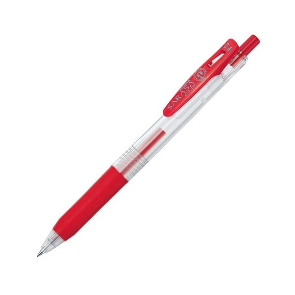 まとめ）スマートバリュー ノック式ボールペン100本 H048J-RD-100赤