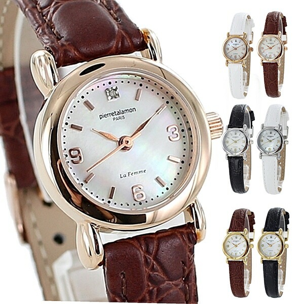 女性 レディース 腕時計 手表 小ぶり 小さい 時計 ピエールタラモン レザー 誕生日 彼女 社会人 母親 祖母 おばあちゃん 上司 入社 退職 贈り物 選べる6カラー ポイント消化