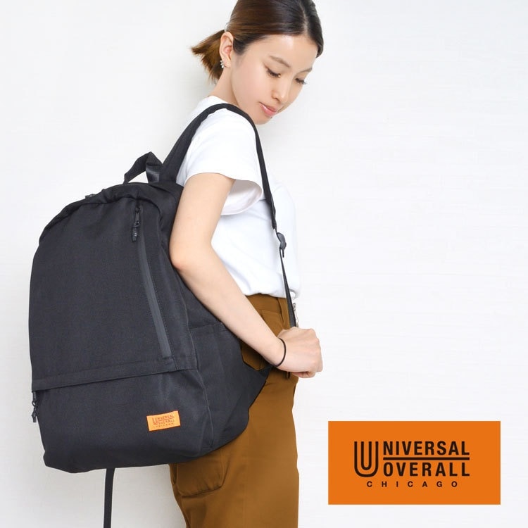 リュックサック 大容量 UNIVERSAL OVERALL ユニバーサルオーバーオール バッグ レディース 大容量 A4 メンズ 黒 15L 高機能 ポケット多い シンプル デイパックリュック・デイパック