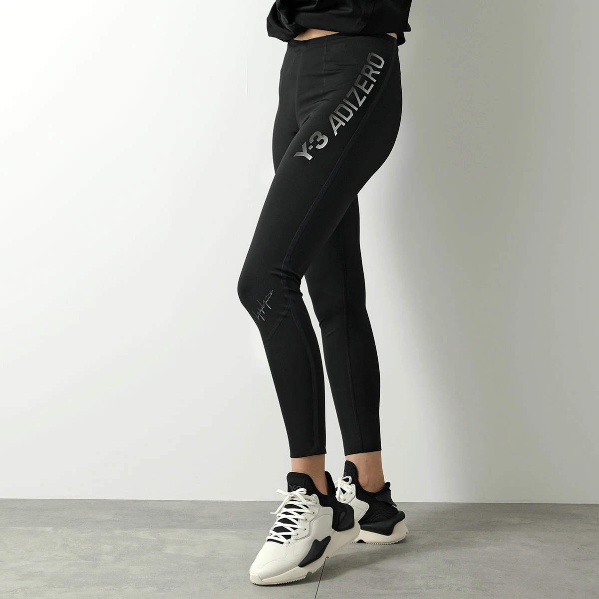 Y-3 ワイスリー レギンス RUNNING TIGHTS IQ0426 レディース スパッツ ロゴ ストレッチ トレーニングウェア スポーツウェア タイツ BLACK