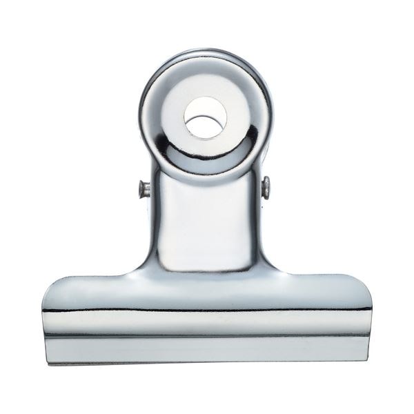 （まとめ） TANOSEE 目玉クリップ 小 口幅38mm 1セット（50個：10個5箱） 10セット