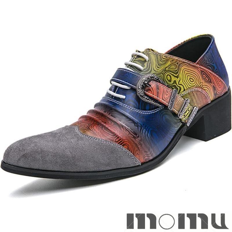 【2点購入で1OO円オフ】激安！メンズ 革靴 ビジネスシューズ 合皮 外羽根モンクストラップ ロングノーズ 身長アップ 新郎靴 ドレスシューズ