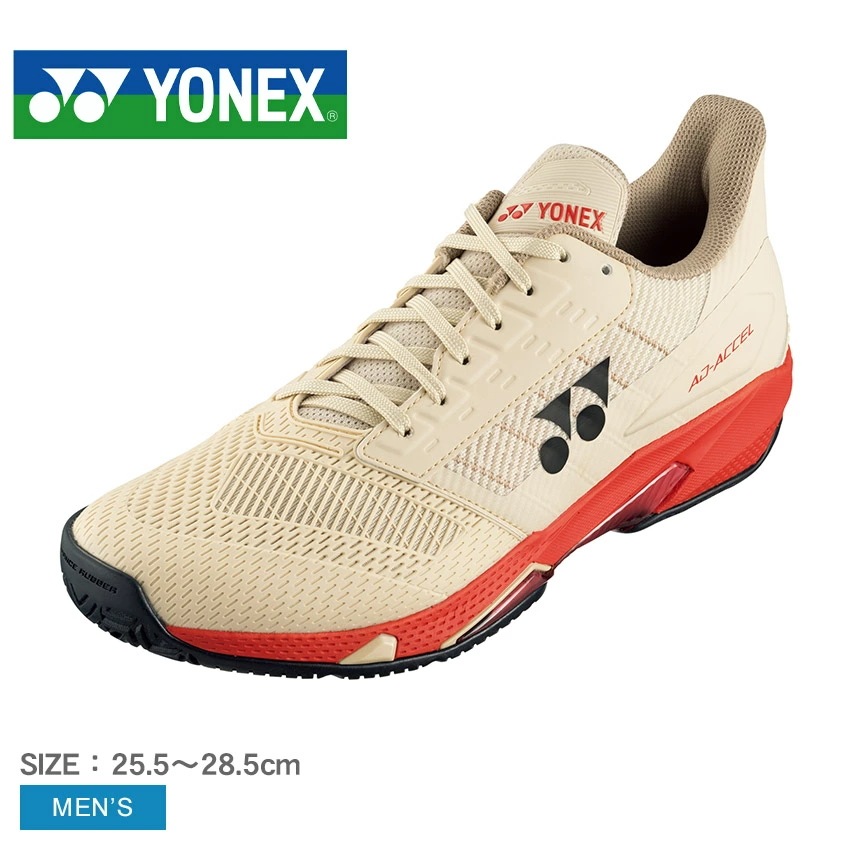 パワークッションアドアクセル メンAC. SHTAAMA SHTAAMA メンズ テニスシューズ 軽量 衝撃吸収 反発性 通気性 フィット感 安定性 サポート性 耐久性 クッション性
