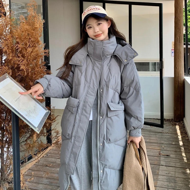 AWアウター新作 おしゃれ 気質 フード付き 中綿コート 厚手 着痩せ 防寒カジュア 大きいサイズ アウター ジャケット ロングコート ダウンジャケット