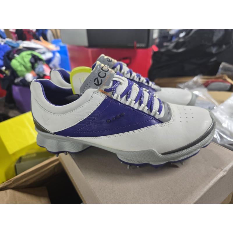 ゴルフシューズ 女性用 230サイズ スパイク バイオム ゴルフシューズ パープル TA3777499