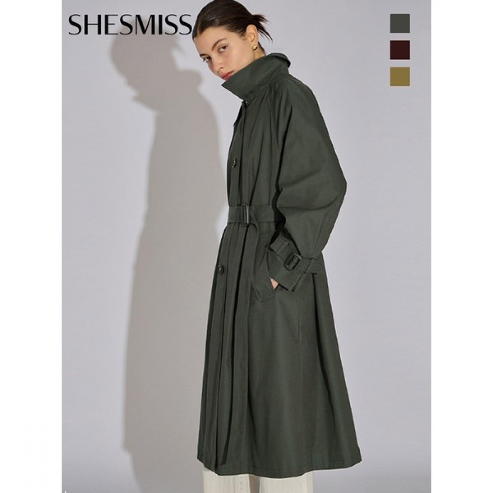 (Shes Miss) ベルト付きラグラントレンチマコート_SWWBYO31020