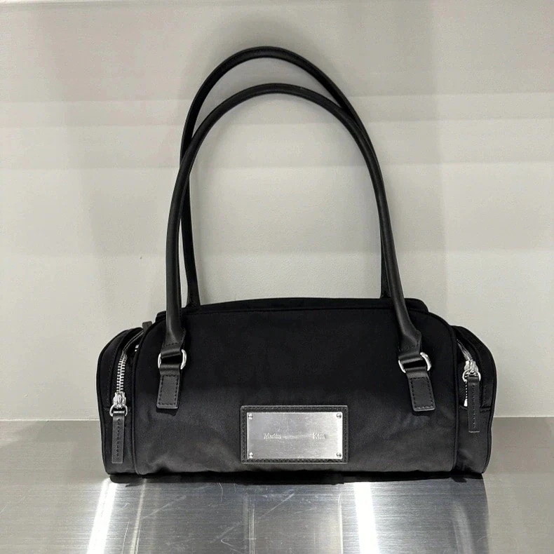 【Matin Kim】★NYLON BOSTON BAG ショルダーバック Qoo10] Matin Kim NYLON BOSTON BAG 7色 : バッグ・雑貨