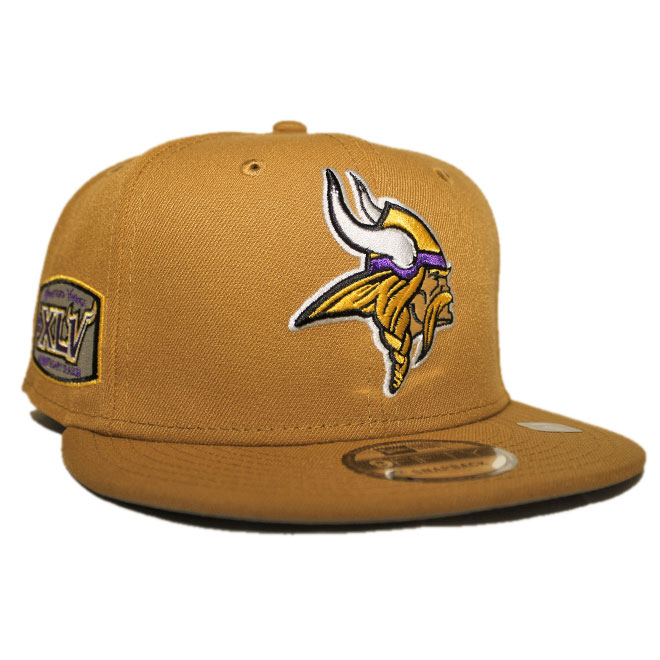 スナップバックキャップ 帽子 9fifty メンズ レディース NFL ミネソタ バイキングス フリーサイズ
