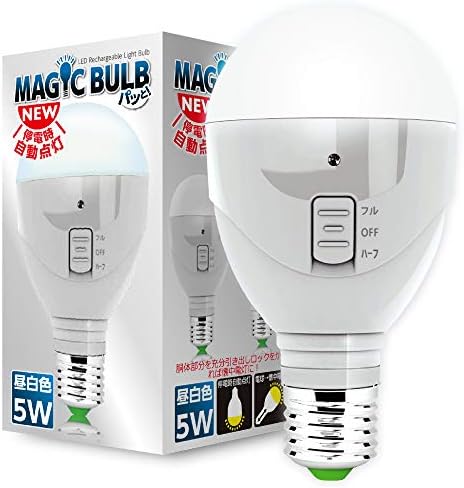 ジーエム(GM) 停電時自動点灯型LED電球(D11昼白色) MBP5WーB