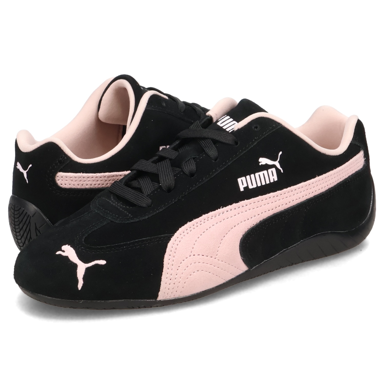 スニーカー スピードキャット レディース ブラック 黒 398846-09