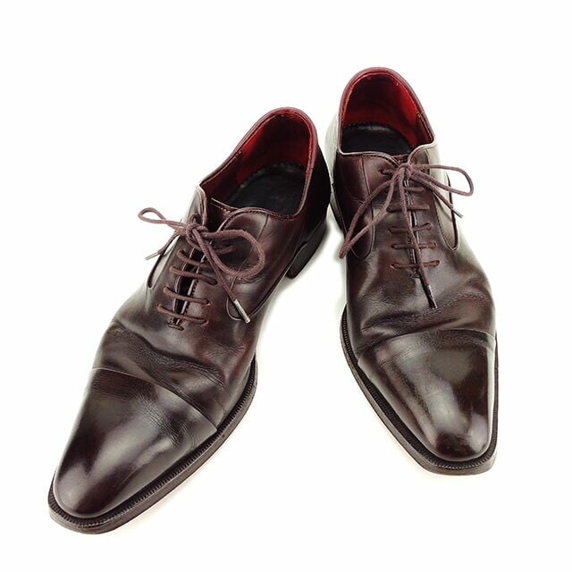 シューズ #6 1/2 編み上げ ブラウン 中古 8,163円