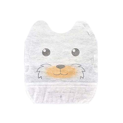 アズワン 子供エプロン こいぬ ポケット付(250枚入)/61-6731-49