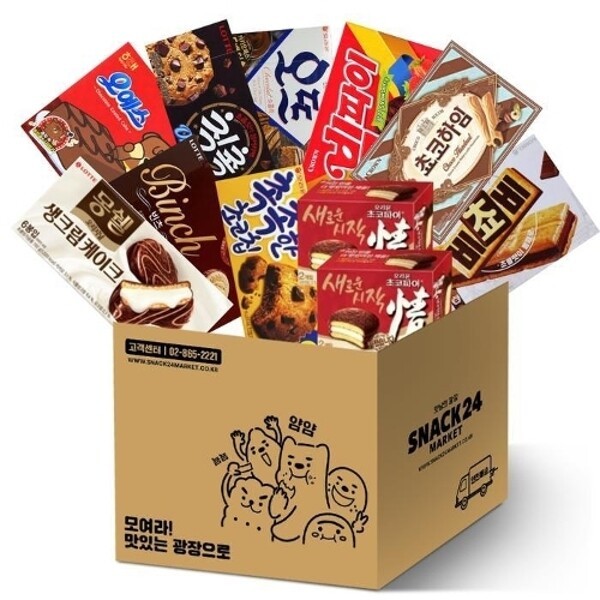スナック24 韓国人最愛のチョコ菓子ボックスセット