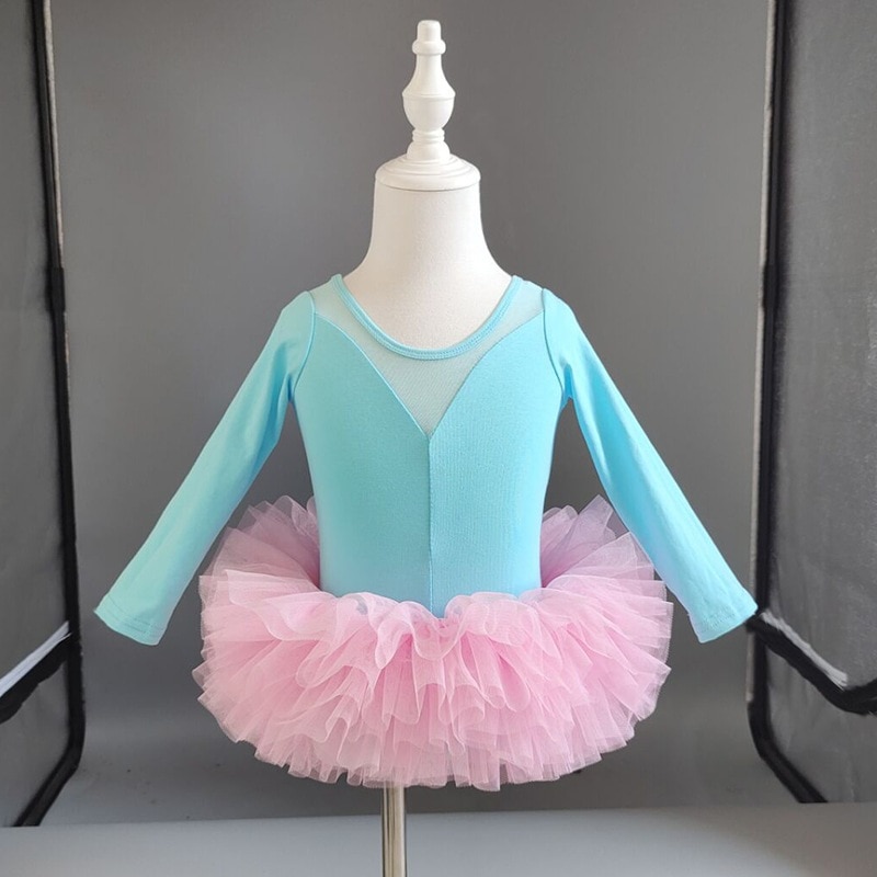子供ダンス服女の子体操着女の子長袖ダンス服バレエ中国舞踊民族衣装フィギュア