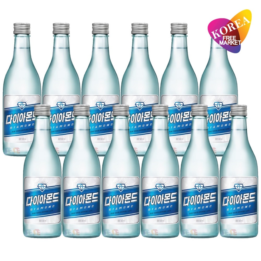 デソン ダイヤモンド焼酎 360ml 12本セット / 韓国 釜山 リキュール DIAMOND お酒