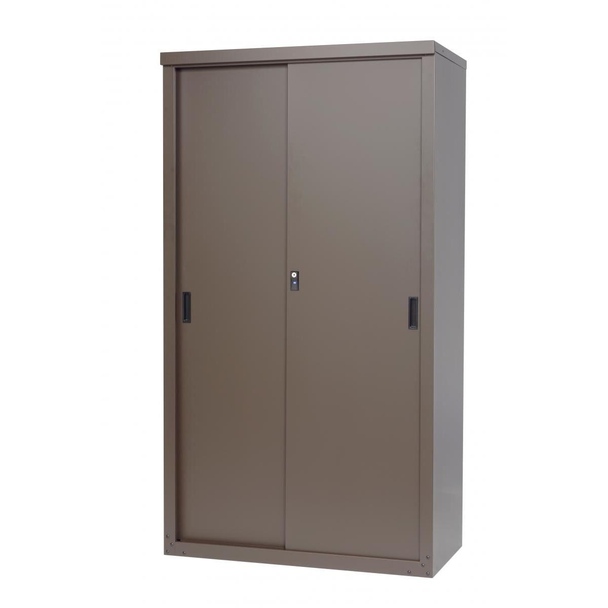 【I】【代引不可】 グリーンライフ(GREEN LIFE) 家庭用収納庫 幅89×奥行き47×高さ162cm HS-162 (AMBR)【沖縄・離島不可】