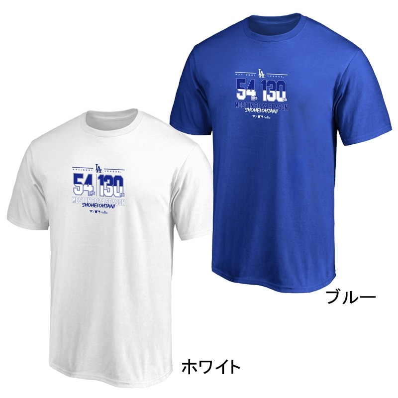 ドジャース 大谷翔平 ナショナルリーグ 2024 ホームラン王＆打点王 獲得記念 N＆N Tシャツ 野球 ウェア 24AW(ML01-24FW-0009)